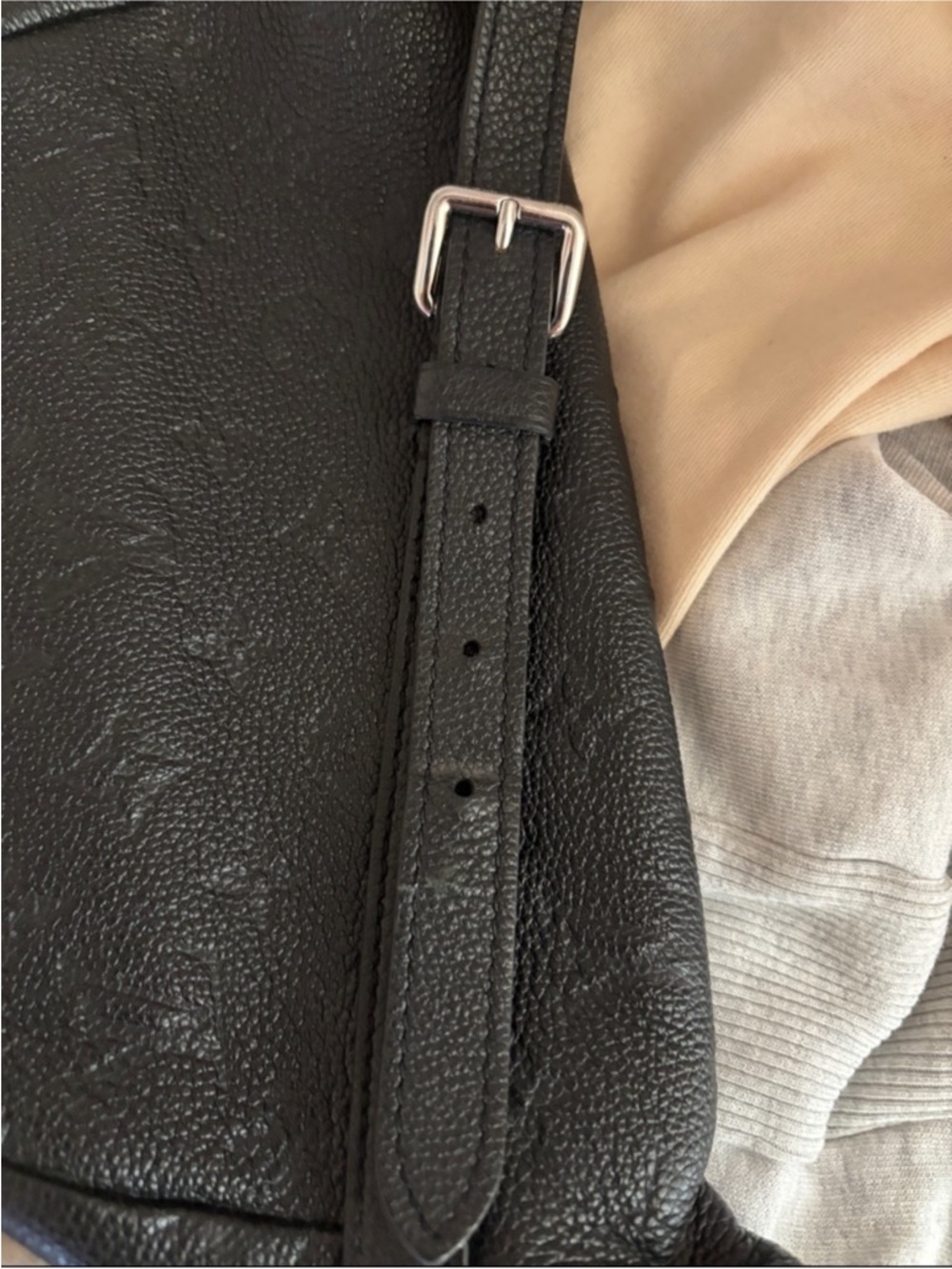 Louis Vuitton Black Embossed Leather Belt Bag - Picture 10 of 10